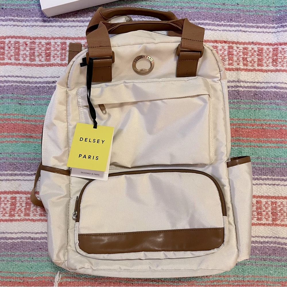 Delsey Paris Laptop backpack Business Backpack Women Backpack Unisex Backpack